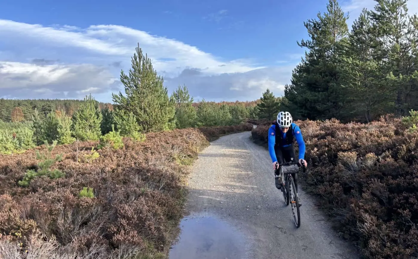 Lochs and Glens cycle route Fish farm salmon sea nets farming at sea Loch Tay